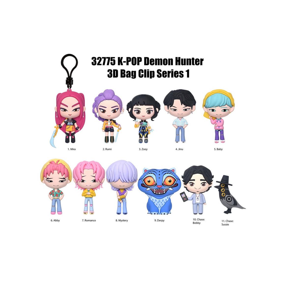 KPop Demon Hunters Figural Bag Clip Blind Bag - Series 1