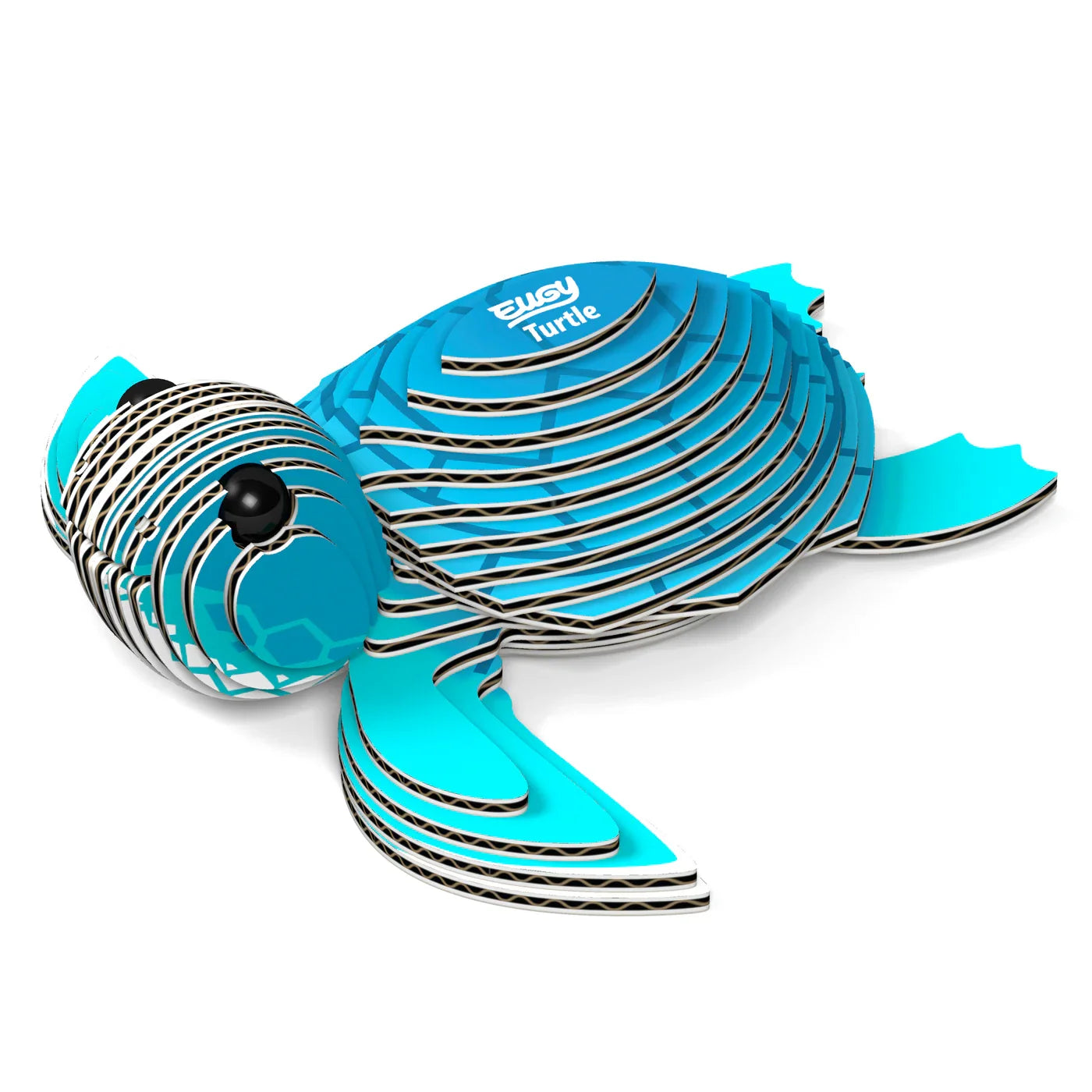 EUGY Cardboard Model Kit: Turtle