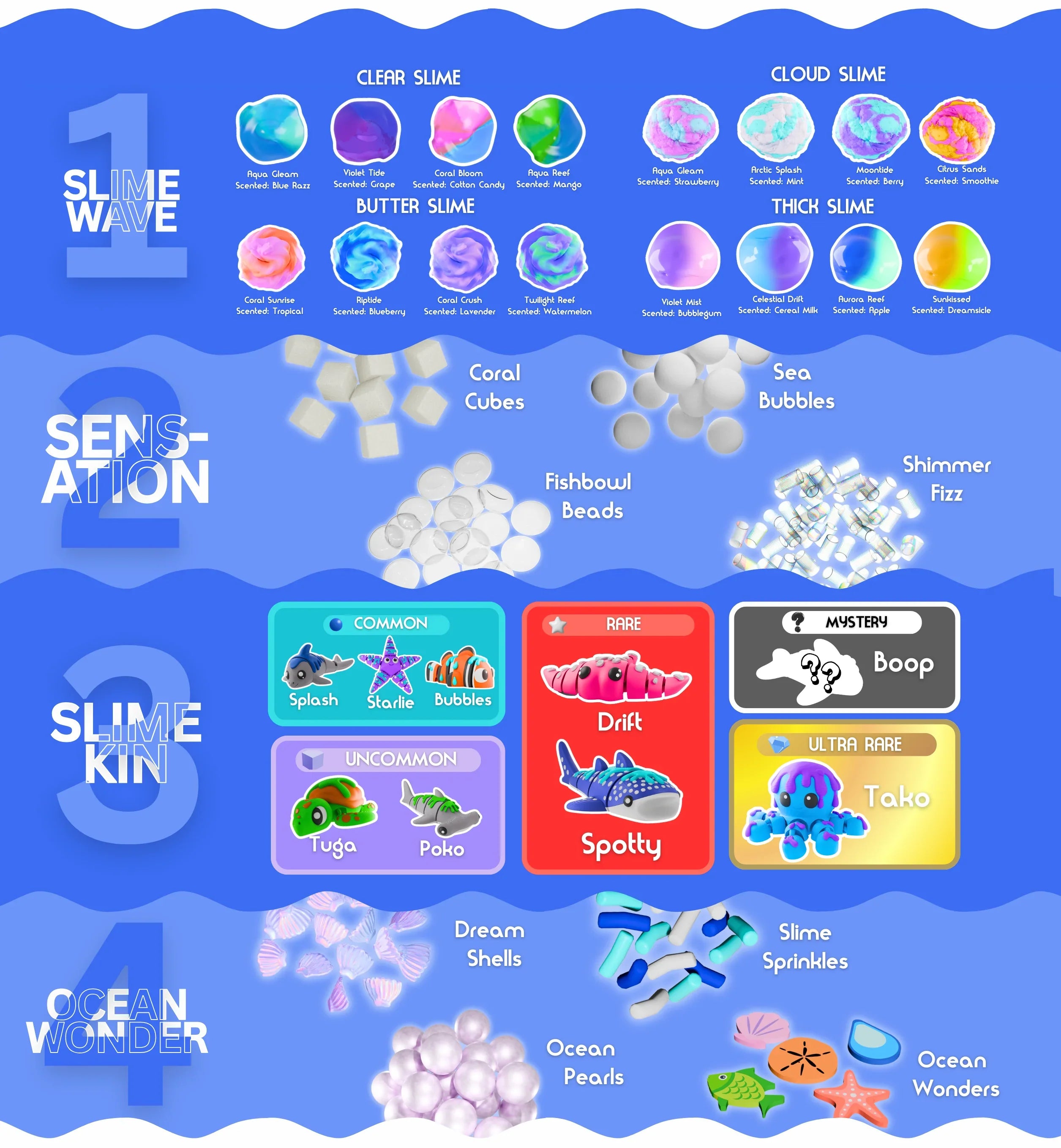 Dope® Slime: Oceanic Series Mystery Box (includes 1 box)