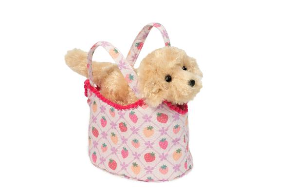 Douglas Sassy Pet Sak Berry Sweet with Golden Retriever 6.5"