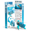 EUGY Cardboard Model Kit: Turtle
